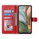 thumbnail image 4 of Funda para FOXDOCK Motorola Moto G75– Cuero Premium, 3 ranuras para tarjetas, Protección contra impactos, 4 of 5