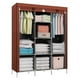 thumbnail image 1 of Closet Organizador Armable de Tela Café 3 Cuerpos, 1 of 3