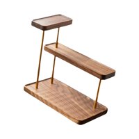 Bothyi - Organizador De Maquillaje De Adornos De Estante De Almacenamiento De Mesa Para Tocador De Baño De Cocina