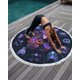 thumbnail image 4 of Toalla Mandala De Playa Redonda con Flecos Diseños Verano., 4 of 7