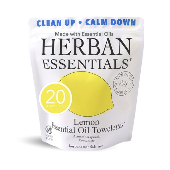 Toallitas para la piel Herban Essentials Limón 20 unidades
