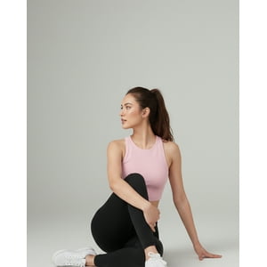 Flix Spa - Peto Sostén Deportivo Mujer Elasticado Acanalado