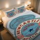 thumbnail image 1 of Newcastle Amber Ale Blue and Red Label Duvet Cover Set Independence Day Celebration Bohemian Cartoon Bedding ThreePiece Comes! Zipper Closure for Easy Maintenance, 1 of 1