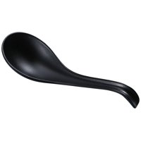 Cuchara Yanco Black Pearl-2 De Melamina, 6,75 Cm, Color Negro, 72 Unidades