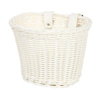 Ioensy - Cesta De Almacenamiento Para Manillar De Bicicleta Para Niños Cesta Para Bicicleta Instalación Fácil De Accesorios Blanco