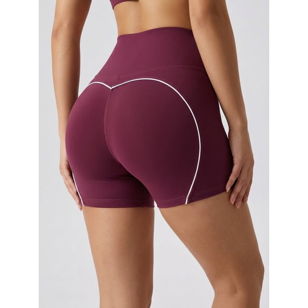Short Mujer Levanta Cola Con Lineas Blancas Moldeadora Pro - A347