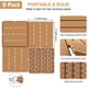thumbnail image 3 of Baldosas modulares Goovilla, 9 piezas, 30 x 30 cm, impermeables, caqui, 3 of 7