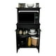 thumbnail image 3 of Mueble Microondas Con Ruedas 2 Puertas Fm-004N Negro, 3 of 10