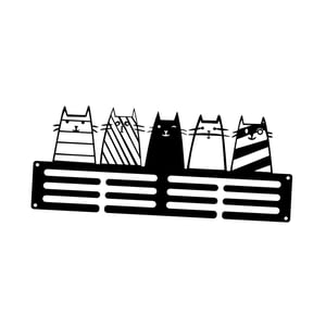 Magideal - Colgador De Medallas Deportivas, Colgador De Medallas Para Correr, Fácil De Instalar, Estante Para Medallas De Montaje En Pared De Fútbol Para Salón, 30Cm X 124Cm