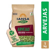 Arvejas Verdes Partidas Bolsa 1 Kg Iansa Agro