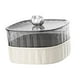 thumbnail image 1 of Caja De Dulces Dividida, Soporte Para Nueces, Bandeja Para Frutas Secas, Joyería De Nueces, Artículos Diversos, 2 Niveles, 1 of 3