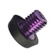 thumbnail image 2 of Tapón Inferior Para Taco De Billar, Almohadilla De Protección Práctica, Parachoques De Goma Para Taco De Billar, Color Violeta Y Negro, 2 of 3
