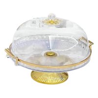 Genérico - Soporte Pasteles Tapa Bandeja Servir Transparente Jhn