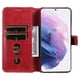 thumbnail image 2 of Funda Billetera para Samsung Galaxy S22 Plus con Porta Tarjetas y Soporte Ajustable Rojo, 2 of 6