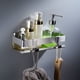 thumbnail image 5 of Estante de ducha, sin taladrar, acero inoxidable cepillado, cesta de ducha, estante de baño, organizador, estante de ducha autoadhesivo, 5 of 5