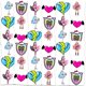 thumbnail image 2 of Tatuajes temporales Monster High de Nick – 72 piezas para regalos de fiesta, 2 of 3