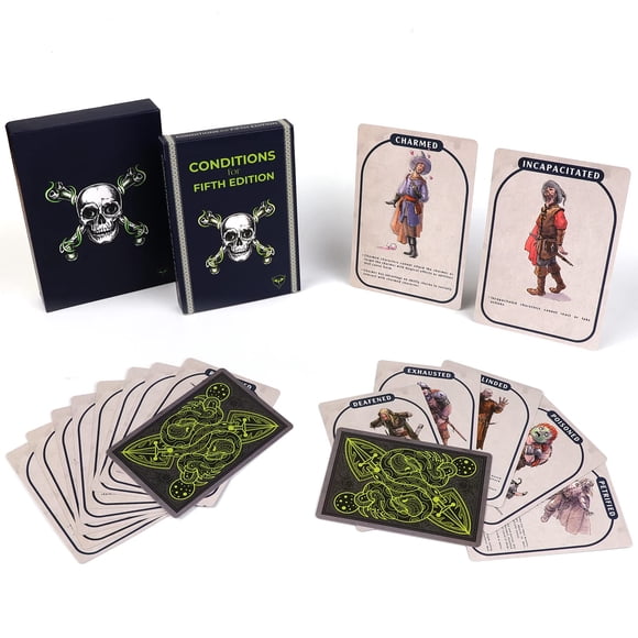 Cartas de Condiciones del Comerciante del Maestro de Juego para la 5ª Edición de D&D