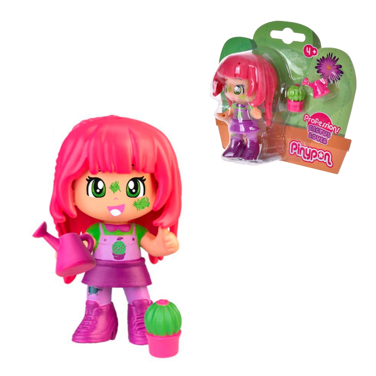Muñeca Pinypon Colección Profesiones Cactus Lover