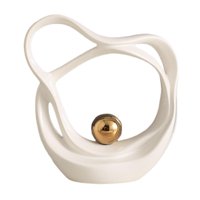 Magideal - Estatua De Arte Abstracto De Cerámica, Adorno De Arte Nórdico, Estatuilla De Arte Abstracto, Decoración Del Hogar, Estante De Habitación, Escultura De Estilo B