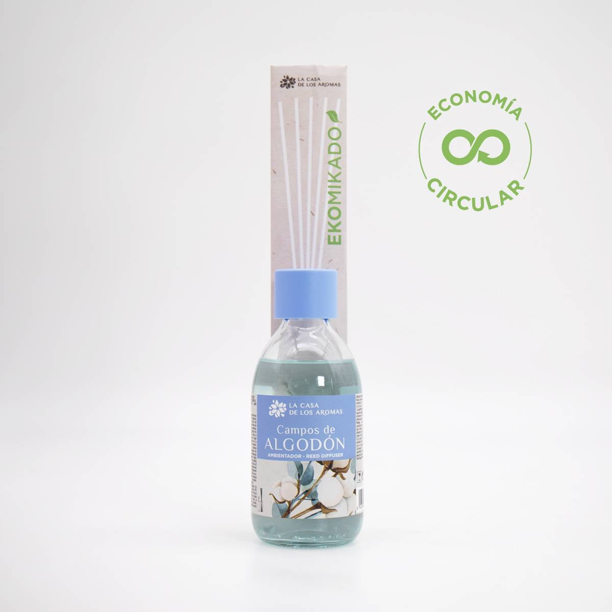 La Casa De Los Aromas - Ambientador Ekomikado Campos De Algodón 230ml