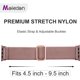 thumbnail image 3 of Correas de Nylon Elástico Maledan, paquete de 10, para Apple Watch, 3 of 3