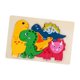 thumbnail image 5 of Rompecabezas De Madera Formas De Color Educativas Tempranas Para Bebé Ni?o Regalo De Cumplea?os Dinosaurio, 5 of 5
