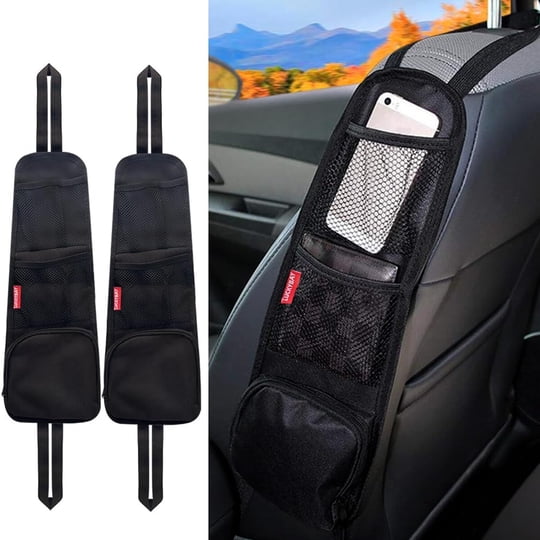 Organizador Lateral Asiento Auto Luckybay 600d Oxford 2 Pack