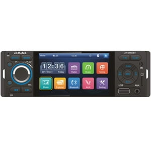 Radio Auto 1 Din Con Pantalla Tactil De 4'' Aiwa Aw-W440Bt