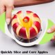 thumbnail image 2 of Cortador de Manzanas ARSUK de 8 Cuchillas Verde con Agarre Antideslizante, 2 of 8