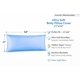 thumbnail image 3 of Funda de almohada EVOLIVE 53 × 137 cm Microfibra Azul claro, 3 of 9