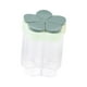 thumbnail image 3 of Transparente 5 Rejillas Flip Spice Shaker Jars Red En Forma De Puerto De Vertido Verde, 3 of 3