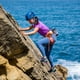 thumbnail image 4 of Arnés de escalada PETZL Corax LT para mujer, lila y blanco, talla L, 4 of 6