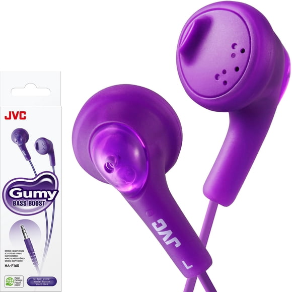Auriculares JVC HAF160V Gumy Violet con cable