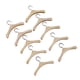 thumbnail image 2 of Ganchos de Madera para Colgar Ropa de Muñeca BJD, Pack de 10, 2 of 3