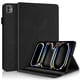 thumbnail image 1 of Funda con relieve del Árbol de la Vida para tablet ipad Pro 13(2024) con soporte, ranuras para tarjetas y soporte para lápiz óptico. Negro, 1 of 6