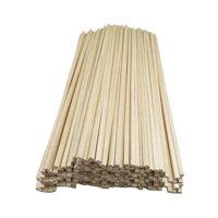 Magideal - 100 Uds. Varillas Cuadradas Sin Terminar, Tiras De Pasador, Varillas De Madera Cuadradas Artísticas, Palos De Madera Para Manualidades, Decoración Del S