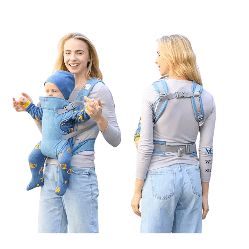 Genérico - Mochila Cangurera Para Bebé Ergonómica, 4 Formas De Porteo