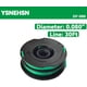 thumbnail image 4 of Carrete Recortador DF-080 para 30ft 0.080" Compatible con Black*and*Decker GH1000 GH1100 GH2000 Weed Eater String DF-080 & DF-080-BKP Piezas de Borde de Doble Línea (Paquete de 4 Carretes), 4 of 6