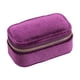 thumbnail image 3 of Estuche De Viaje De Terciopelo Para Joyas Para Mujeres Y Niñas, Caja Para Anillos, Minicaja Para Guardar Joyas, Color Violeta, 3 of 3