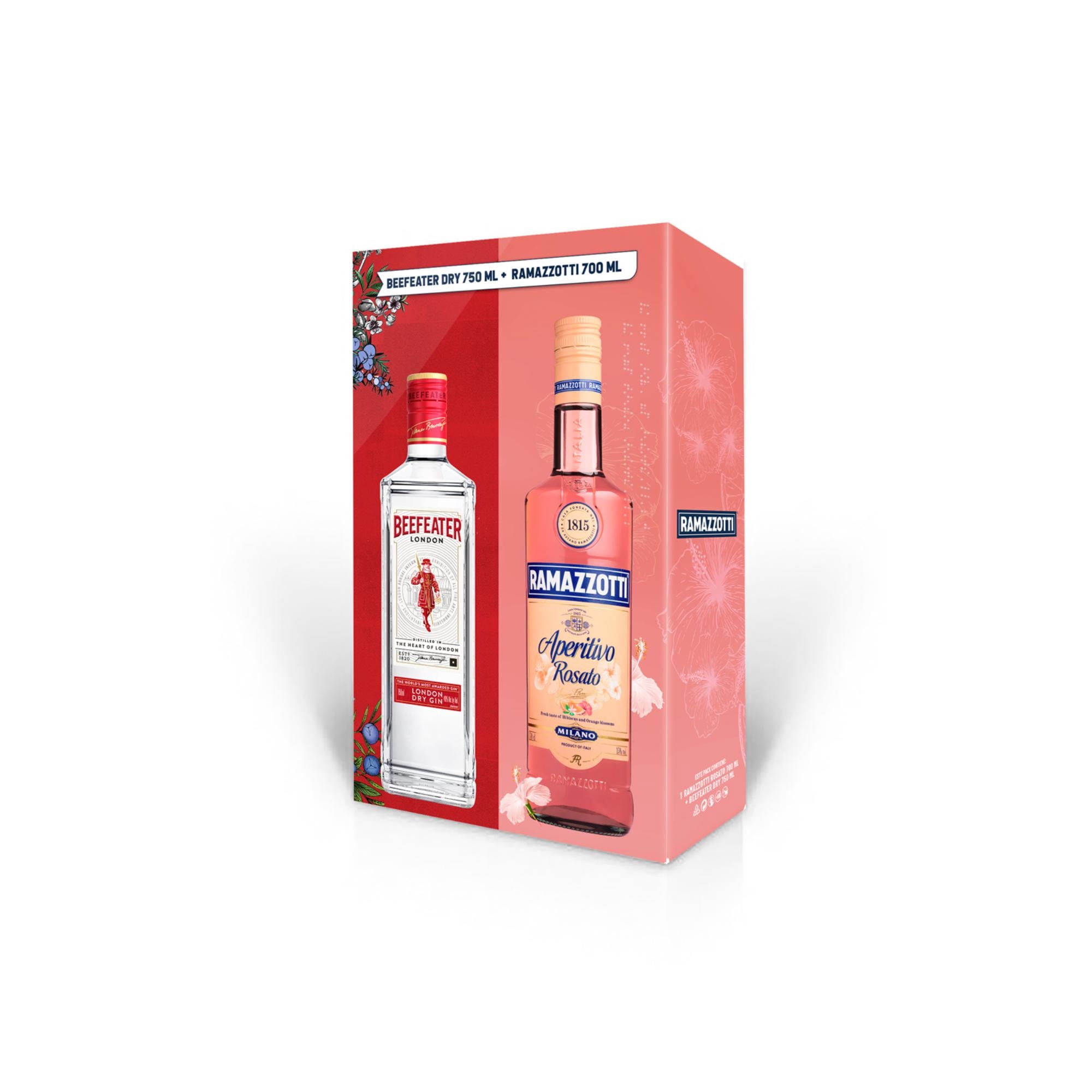 Pack Pack Ramzzotti + Gin Beefeater 1450 ml Ramazzotti