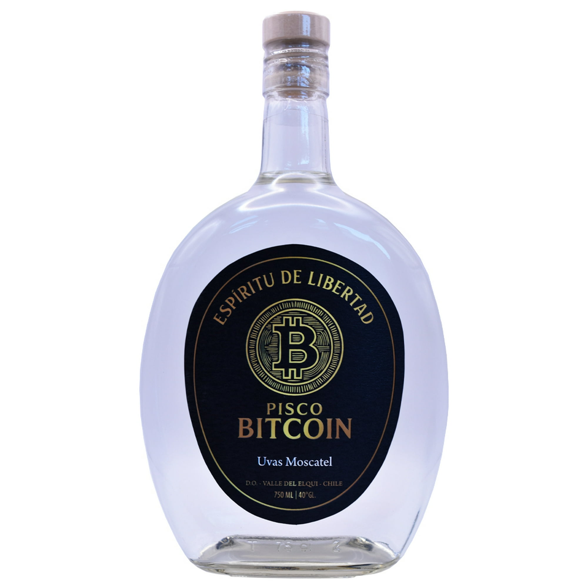 Pisco Bitcoin 40° Moscatel 750cc