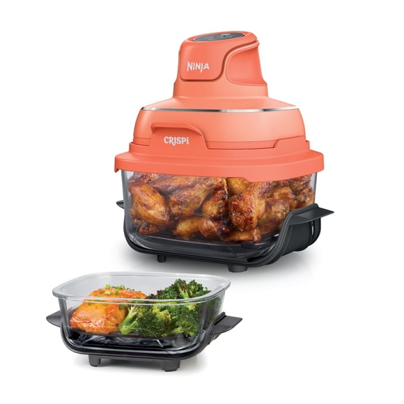 Freidora de aire Ninja FN101OR 4 en 1 de vidrio 4QT color naranja