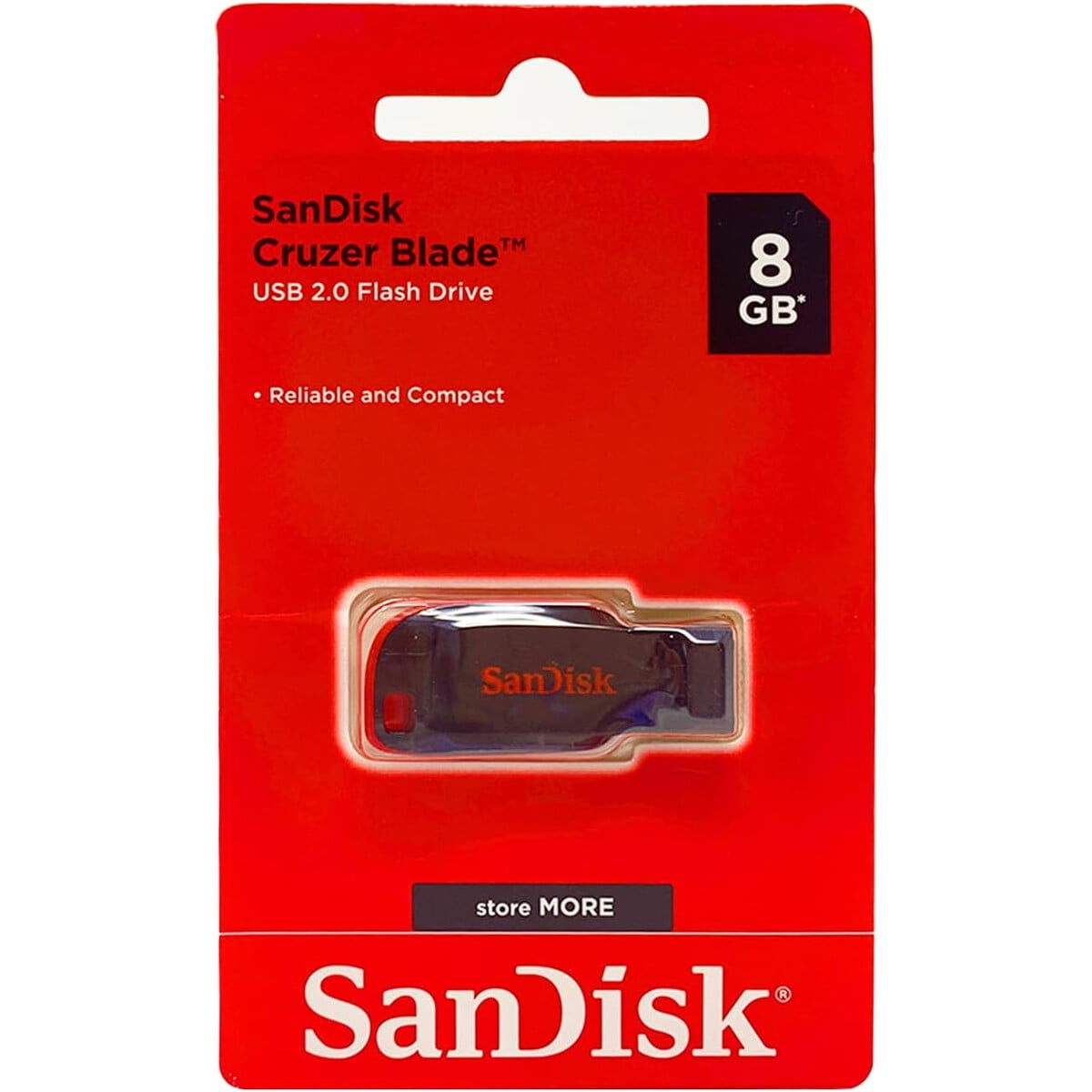 Pendrive Sandisk Cruzer Blade 8gb Usb 2.0 Negro