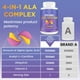 thumbnail image 2 of Suplemento de ácido alfa lipoico liposomal de 1500 mg con acetil-L-carnitina 900 mg, ubiquinol 100 mg y vitamina E 15 mg, 60 cápsulas blandas (2 botellas), 2 of 3