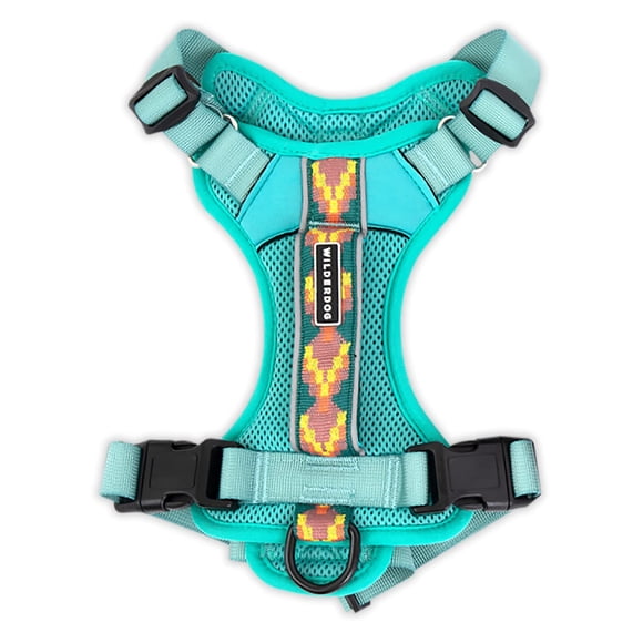 Arnés para perro Wilderdog mediano Seafoam reflectante