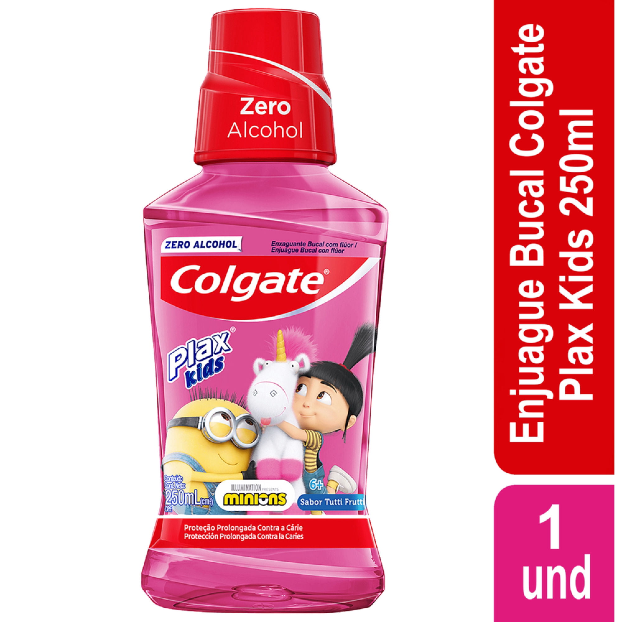 Enjuague Bucal Plax Minions 250 ml Colgate