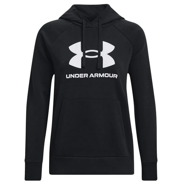 Polerón Mujer Rival Fleece Big Logo Negro Under Armour