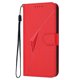 thumbnail image 2 of Funda Cartera Fibra de Carbono para iPhone 14 con Soporte y Cierre Magnético Rojo, 2 of 6