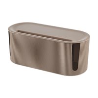 Bothyi - Organizador De Cables Portátil Para Escritorio, Para Ordenador, Tv, Apartamento, Color Caqui