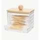 thumbnail image 1 of Caja De Hisopo Algodon Bombonera Decoracion Vidrio Cristal C, 1 of 2